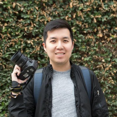 photo of josh holding a camera